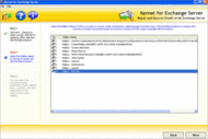 Exchange EDB Recovery screenshot